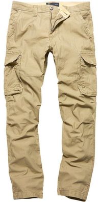 Vintage Industries Cargohose Reef Pants Dark Khaki