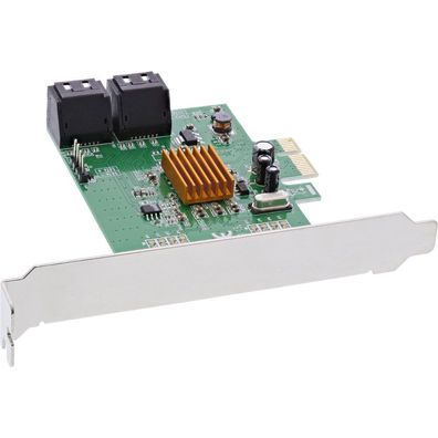 InLine® 76617E Schnittstellenkarte, 4x SATA 6Gb/s, mit 4x SATA, PCIe 2.0 (PCI-Expr