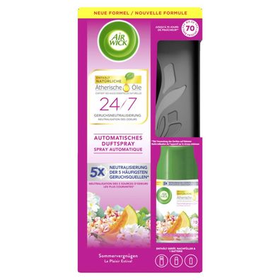 Airwick 3236545 Duftspender Freshmatic Max fruchtig 250 ml, 1 Set