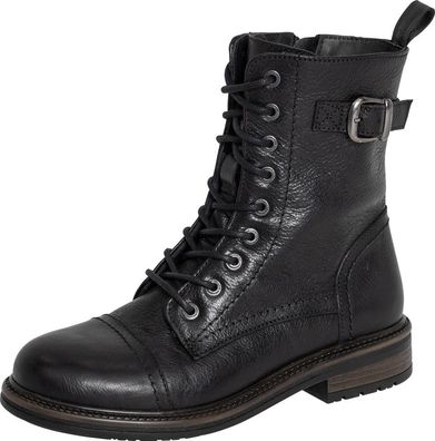 John Doe Damen Motorrad Schuhe Jackie Women High Heel Black