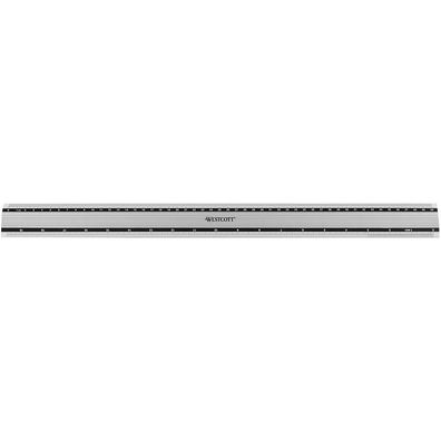 Westcott E-1019300 Lineal 50,0 cm silber