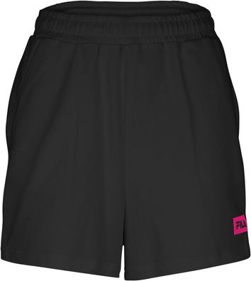 Fila Damen Shorts Banaz High Waist Shorts Black Beauty