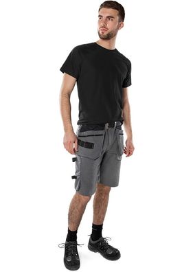 Fristads Green Shorts 2690 GRN Grau/Schwarz