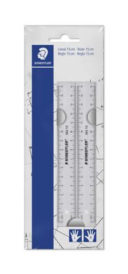 Staedtler 562 152 PB TH Flachlineal-Set 150 mm aus Kunststoff(S)