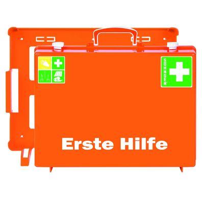 SÖHNGEN® 0301155 Erste Hilfe-Koffer MT-CD Industrie Norm orange - Füllung Standard