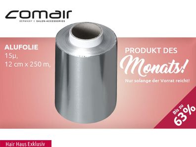 Comair Alufolie 15µ 12cmx250m Rolle