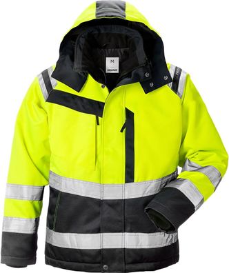 Fristads High Vis Winterjacke Damen 4143 PP Warnschutz-Gelb/Schwarz