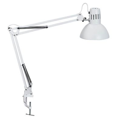 MAUL 8230502 MAUL MAULstudy Schreibtischlampe weiß mit Tischklemme