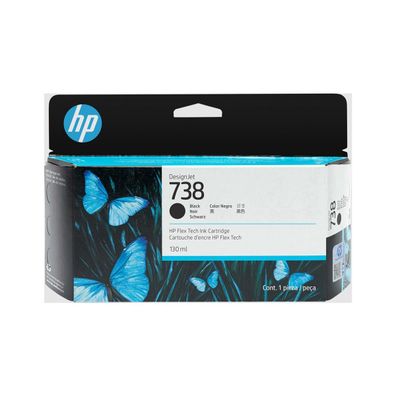 HP Tintenpatrone 498N4A 738 130ml schwarz