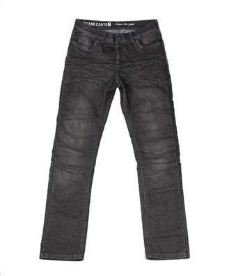 Grand Canyon Motorrad Hose Trigger Jeans Kurz Black