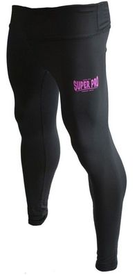 Super Pro Leggings Women Lion/Super Pro Logo Schwarz/Rosa