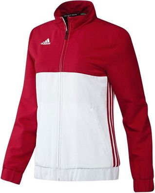 adidas T16 Team Jacke Frauen Rot/Weiß