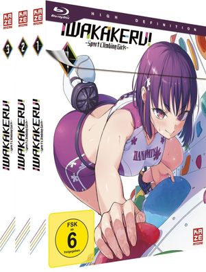 Iwakakeru - Sport Climbing Girls - Gesamtausgabe - Bundle Vol.1-3 - Blu-Ray - NEU