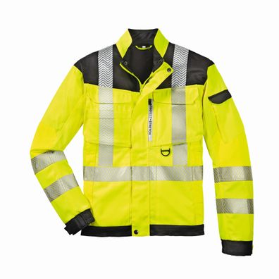 4PROTECT Warnschutz-Bundjacke Kentucky Leuchtgelb/Grau