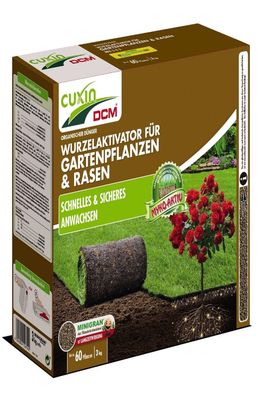 Cuxin DCM Wurzelaktivator Gartenpflanzen & Rasen Anwachshilfe 3 kg