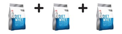 3 x PhD Diet Whey (2,2 lb) White Chocolate Deluxe