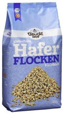 Bauck Mühle 6x Haferflocken Kleinblatt glutenfrei Bio 1000g