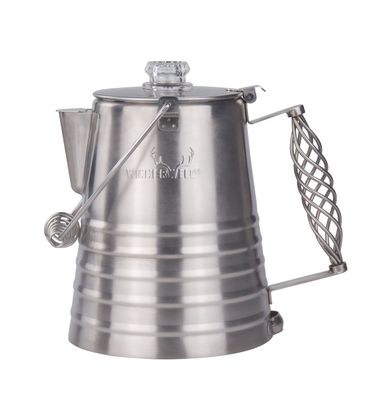 Winnerwell Edelstahl Perkolator Kaffeekanne, 2,5 Liter / 14 Tassen