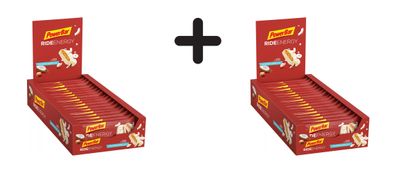 2 x Powerbar Ride Energy Bar (18x55g) Coconut Hazelnut Caramel