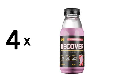 4 x CNP Recover Shake N Take (24x80g) Strawberry