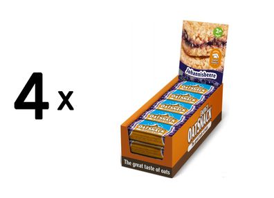 4 x Energy OatSnack Energy OatSnack Bar (15x65g) Black Currant