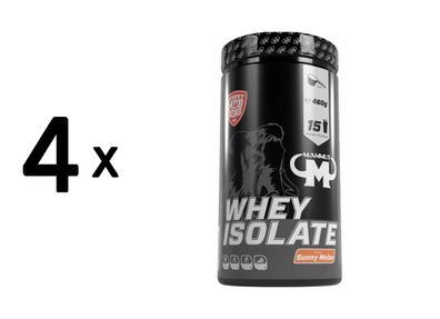 4 x Mammut Whey Isolate (460g) Sunny Melon