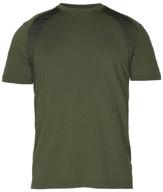 Pinewood 5323 Finnveden Air Vent Function T-Shirt Herren Mossgreen (135)