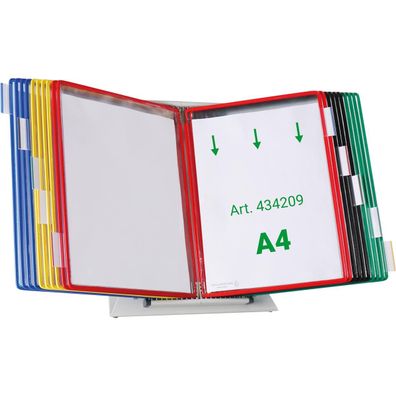 tarifold 434209 Tischsichttafelsyst. A4 Metall