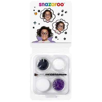 snazaroo™ 1172087 Hexe Kinderschmink-Set lila/weiß/schwarz