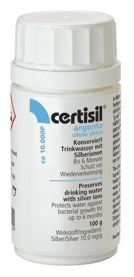 210,57EUR/1kg Certisil Argento CA 10.000 P Reinigung Camping Tank