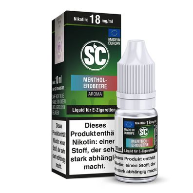 SC - Menthol-Erdbeere - Liquid