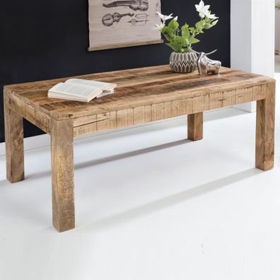 FineBuy Couchtisch 110 x 60 cm Wohnzimmertisch Sofatisch Holztisch Tisch Natur