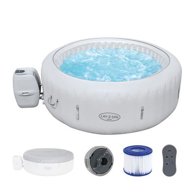 LAY-Z-SPA® LED-Whirlpool Paris AirJet™ Ø 196 x 66 cm, rund