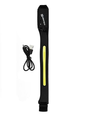 KH Security Kopflampe Silikon 3W LED + COB (wiederaufladbar)