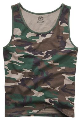 Brandit T-Shirt Tank Top in Woodland