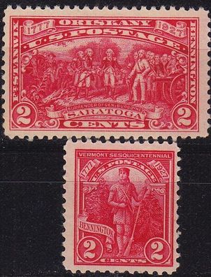 USA [1927] MiNr 0307-08 A ( oG/no gum )