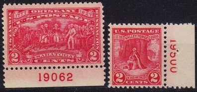 USA [1927] MiNr 0307-080 A ( * /mh ) [01] PlattenNr