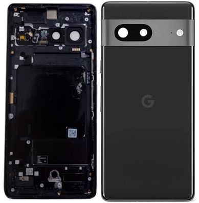 Original Google Pixel 7 Gehäuse Akkudeckel Backcover Rahmen Schwarz