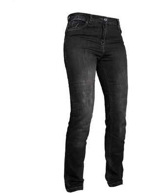 Grand Canyon Damen Motorrad Hose Hornet Jeans Kurz Black