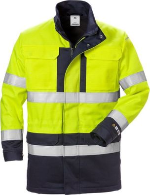 Fristads Flame High Vis Winterparka Kl. 3 4589 FLAM Warnschutz-Gelb/Marine