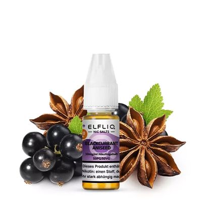 ELFLIQ - Blackcurrant Aniseed - Nikotinsalz Liquid