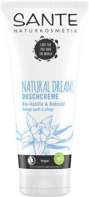 Sante 3x Natural Dreams Duschcreme Bio-Vanille & Bio-Kokosöl 200ml