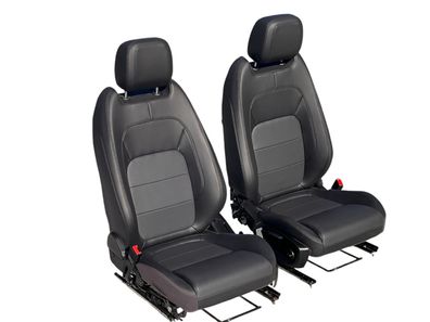 2x Neu Sitze Vordersitze Schwarzes Leder Jaguar I-Pace X590 J9D3-14B719