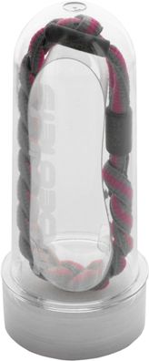 Tubelaces Armband TubeBlet Grey/Magenta