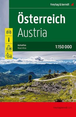 sterreich Supertouring, Autoatlas 1:150.000, freytag & berndt,