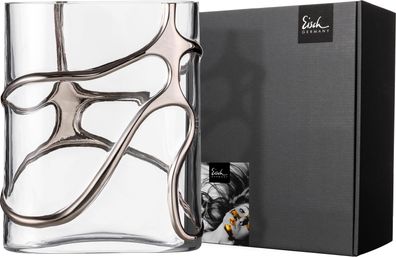 EISCH Vase 439/30 platin im Geschenkkarton Stargate 49943914/ 180195