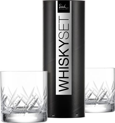 EISCH 2 Whiskygläser 500/14 M2 in Geschenkröhre Gentleman 86550018