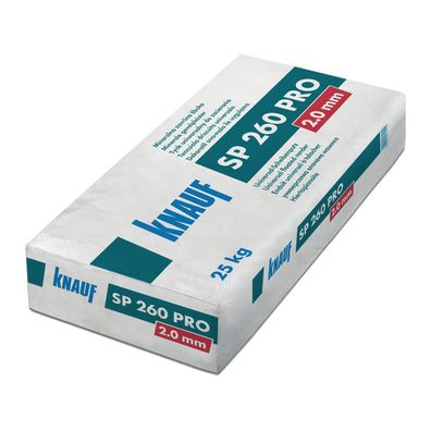 KNAUF SP 260 Pro 2mm weiß 25kg Universal-Scheibenputz