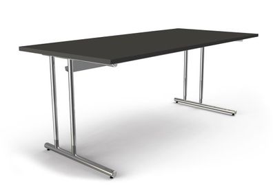 Schreibtisch Artline 180x80x68-82 cm Gestell verchromt Bürotisch Tisch Büromöbel