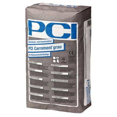 PCI Carrament Natursteinmörtel grau 25kg